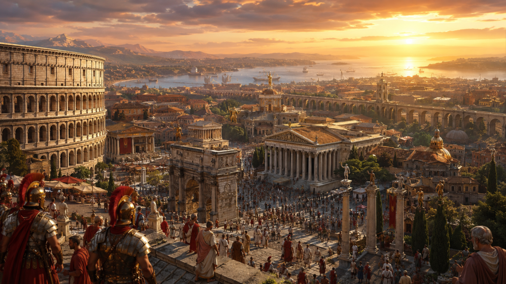 The Roman Empire: Rise Expansion and Fall