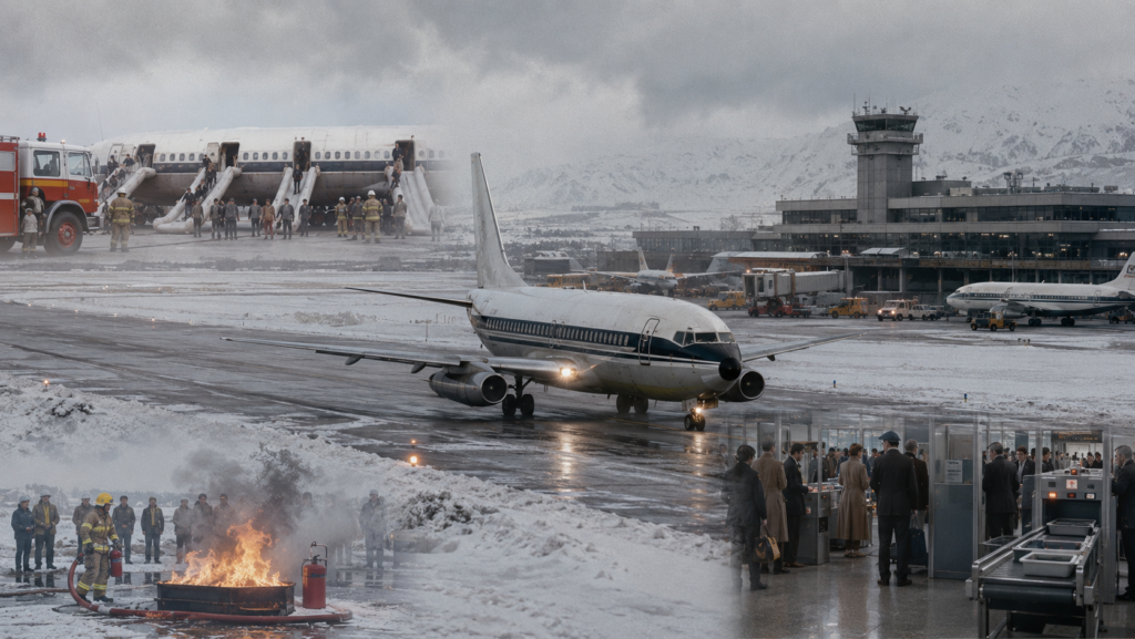 plane evacuation