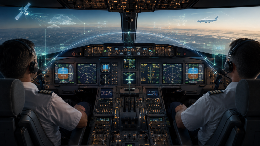 modern cockpit